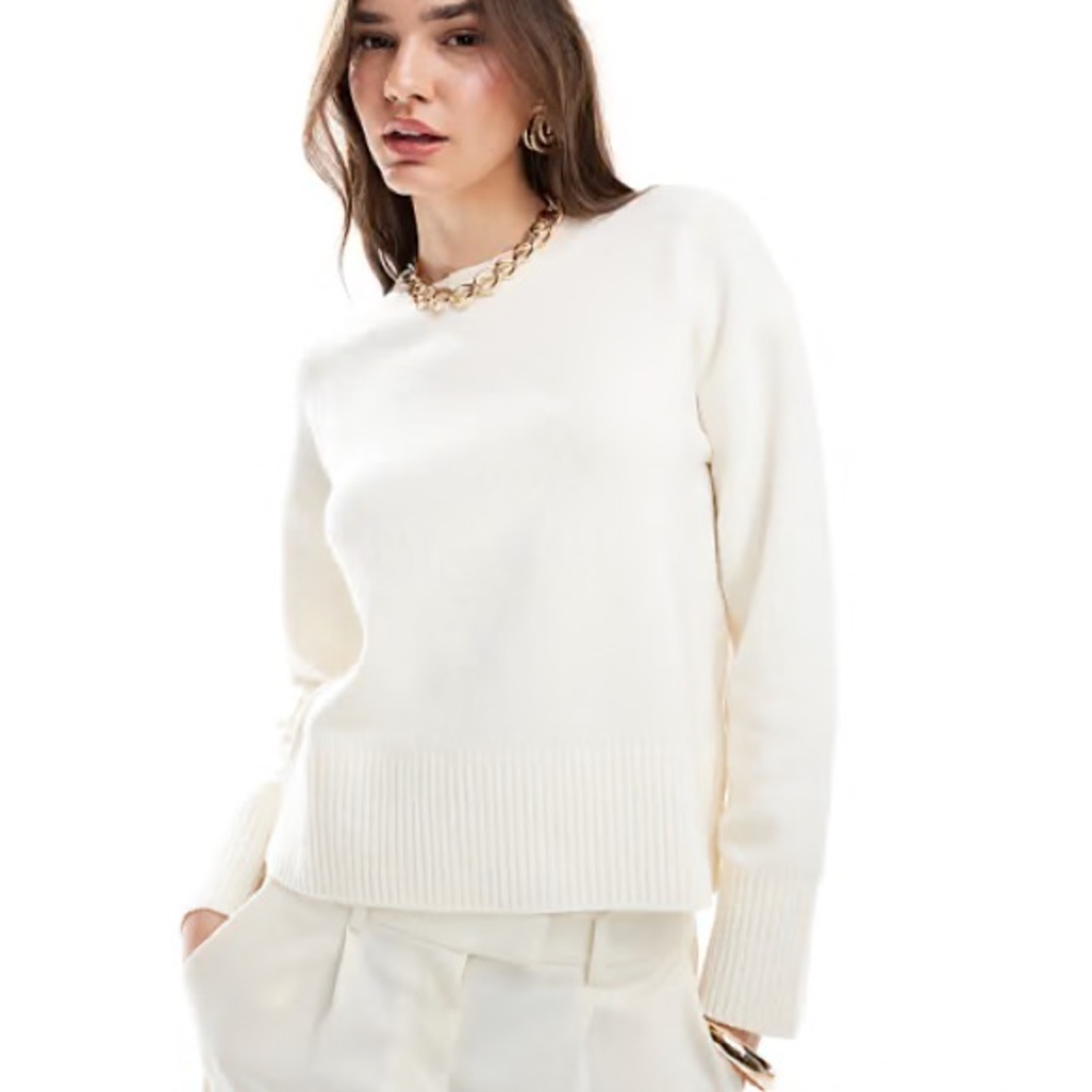 Cozy White Sweater